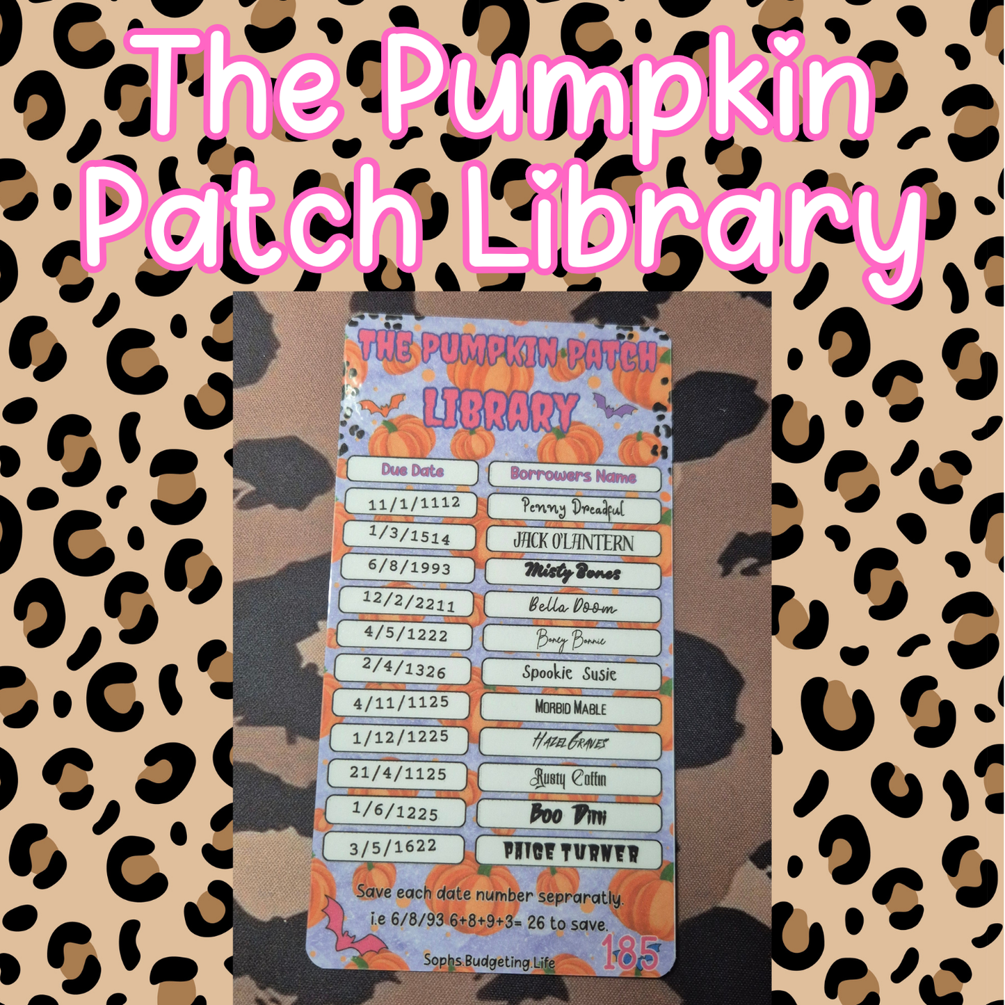 The Pumpkin Patch Library A6