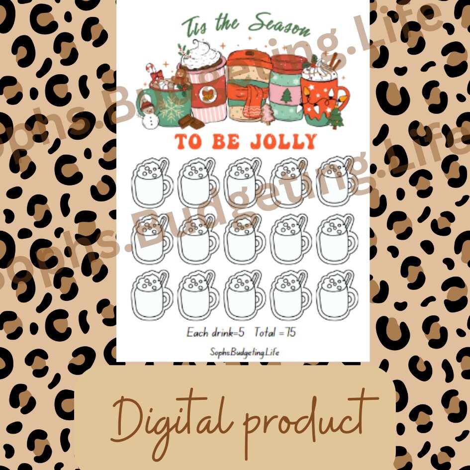 Tis The Season To Be Jolly A4 Digital Download