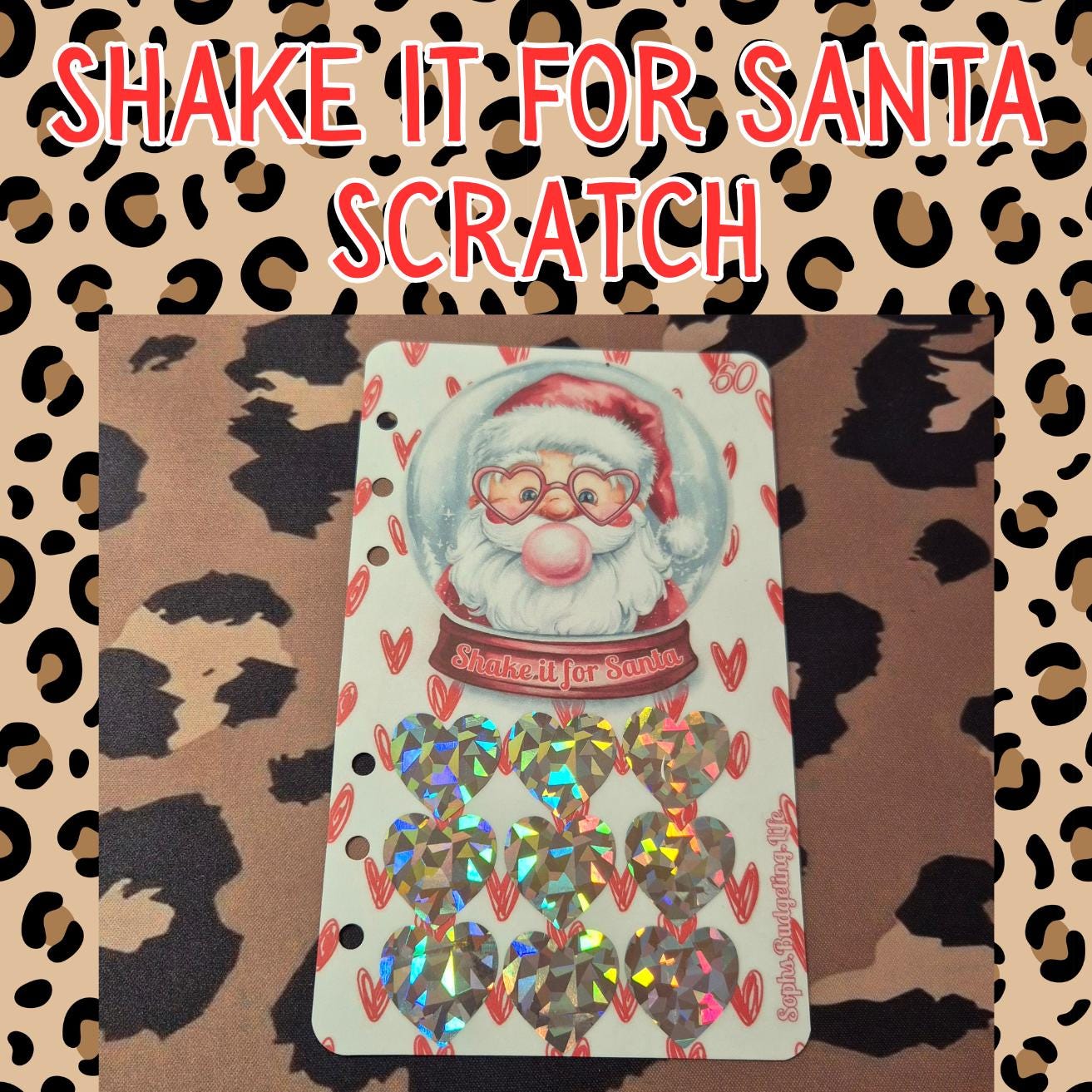 Shake It For Santa Scratch Off