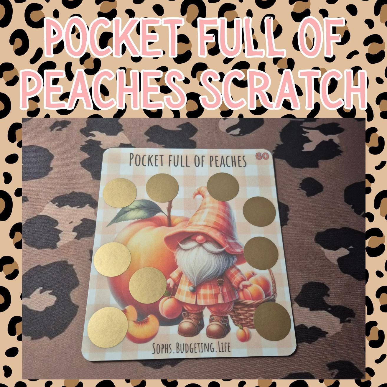 Pocket Full Of Peaches Scratch Off Challenge
