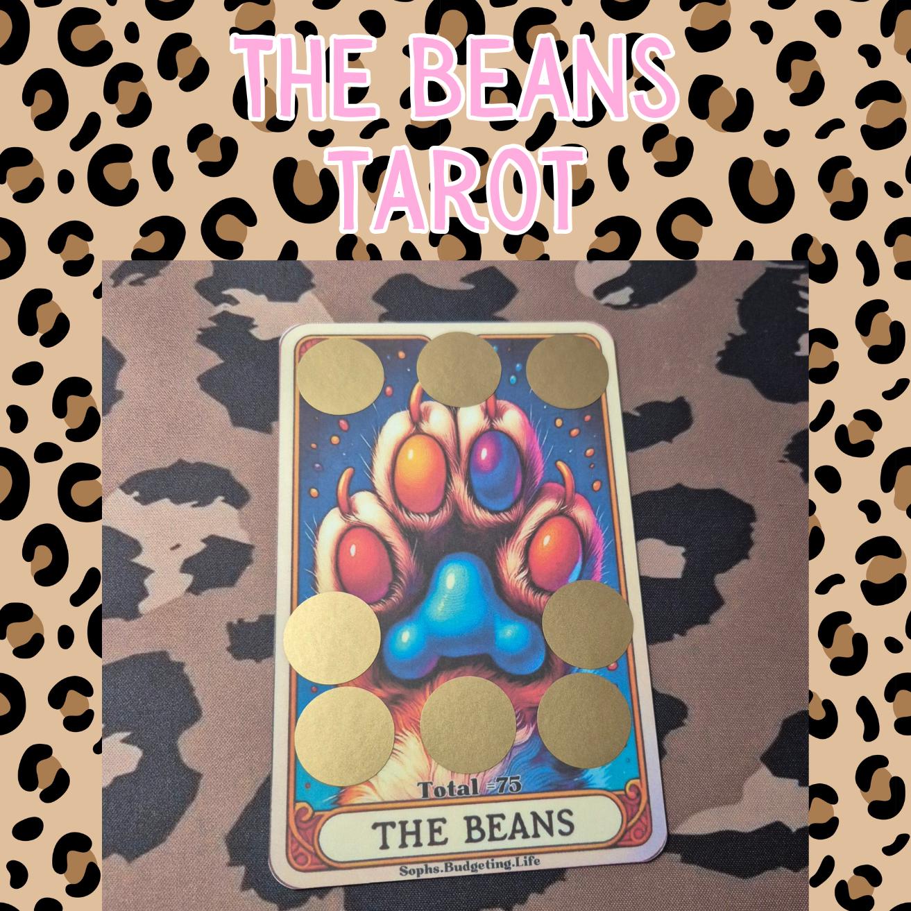 The Beans Tarot Scratch Off Savings Challenge