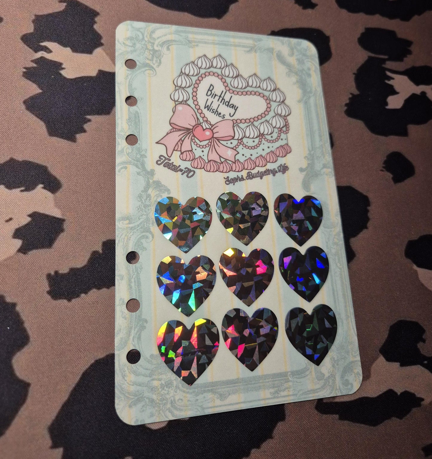 Heart Cake A6 Scratch Offs