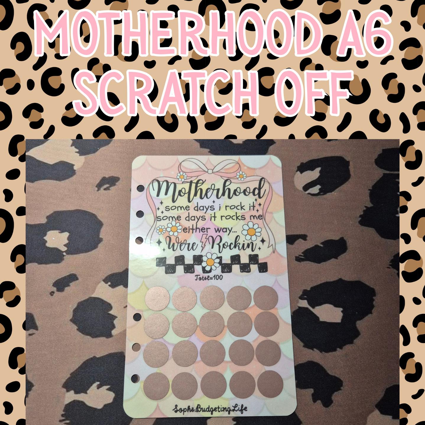 Motherhood A6 Scratch Off