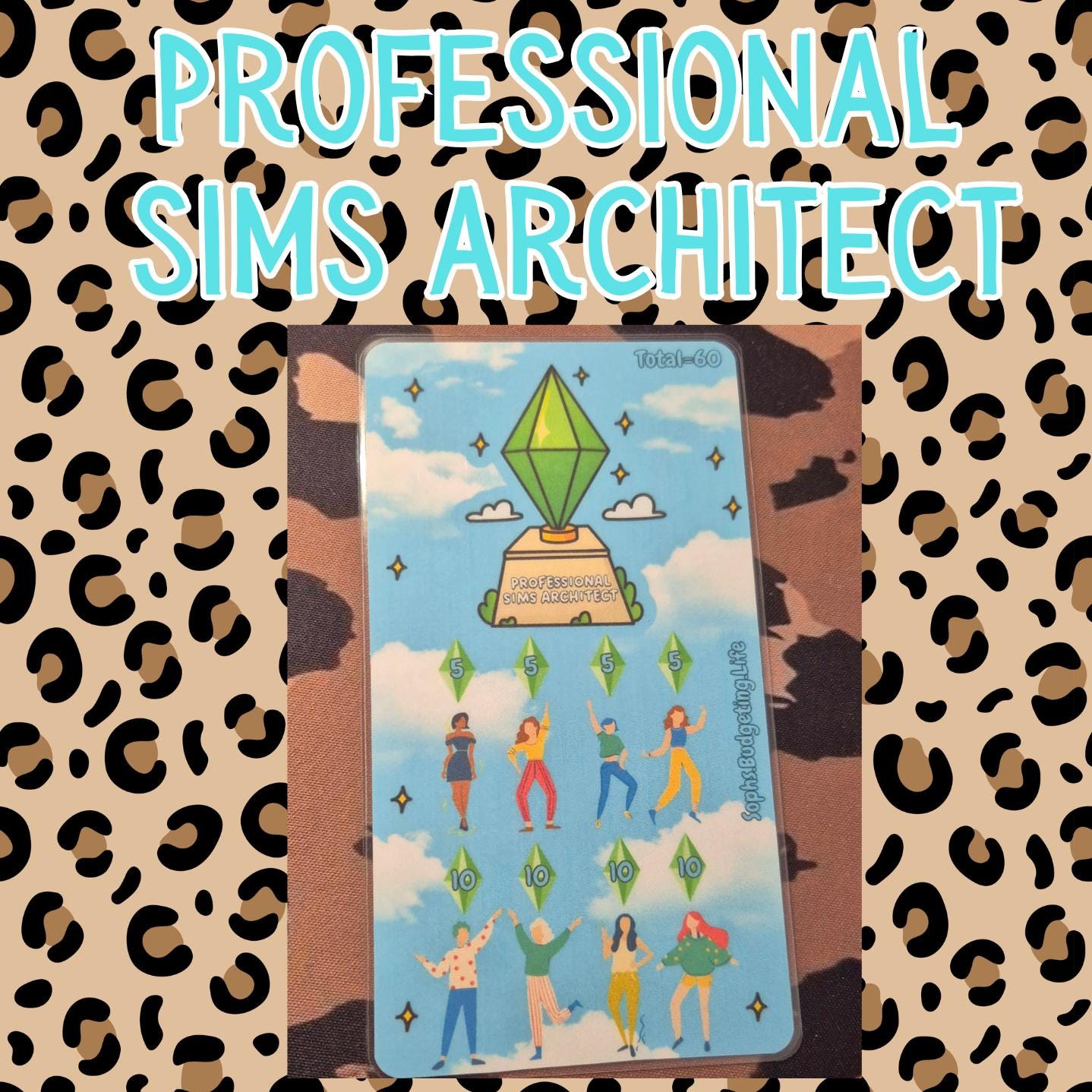 Professional Sims Architect A6 Savings Challenge