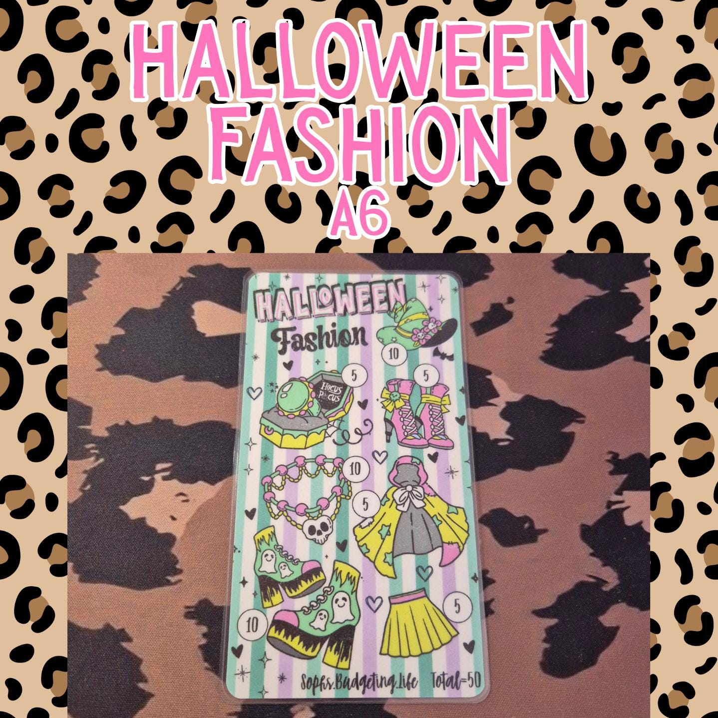 Halloween Fashion /A6 Savings Challenge