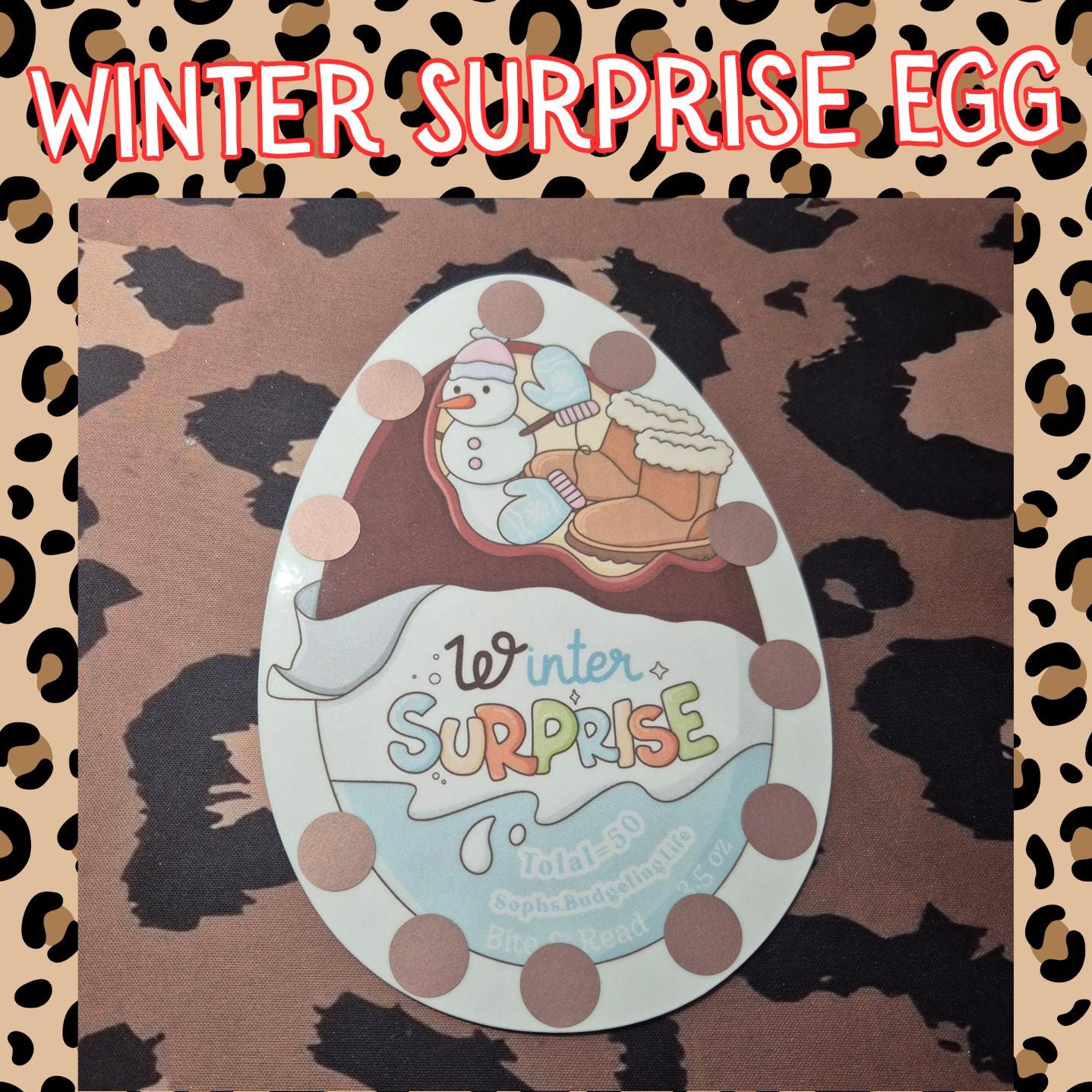 Winter Surprise Egg Scratch Challenge