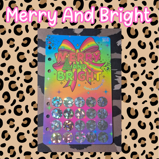Merry and Bright  A6 Scratch Off