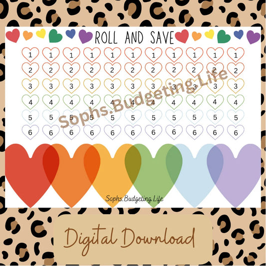 Roll and Save A4 Digital Download