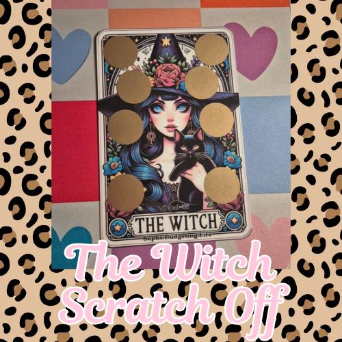 The Witch Tarot Scratch off Savings Challenge