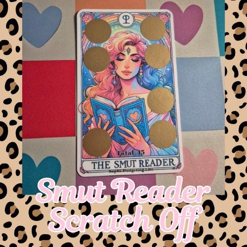 The Smut Reader Tarot Scratch Off Savings Challenge