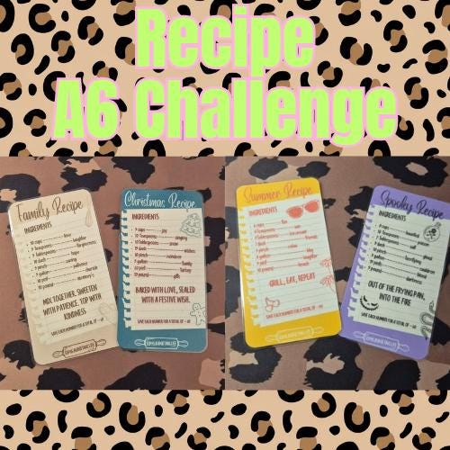 Recipe A6 Challenges