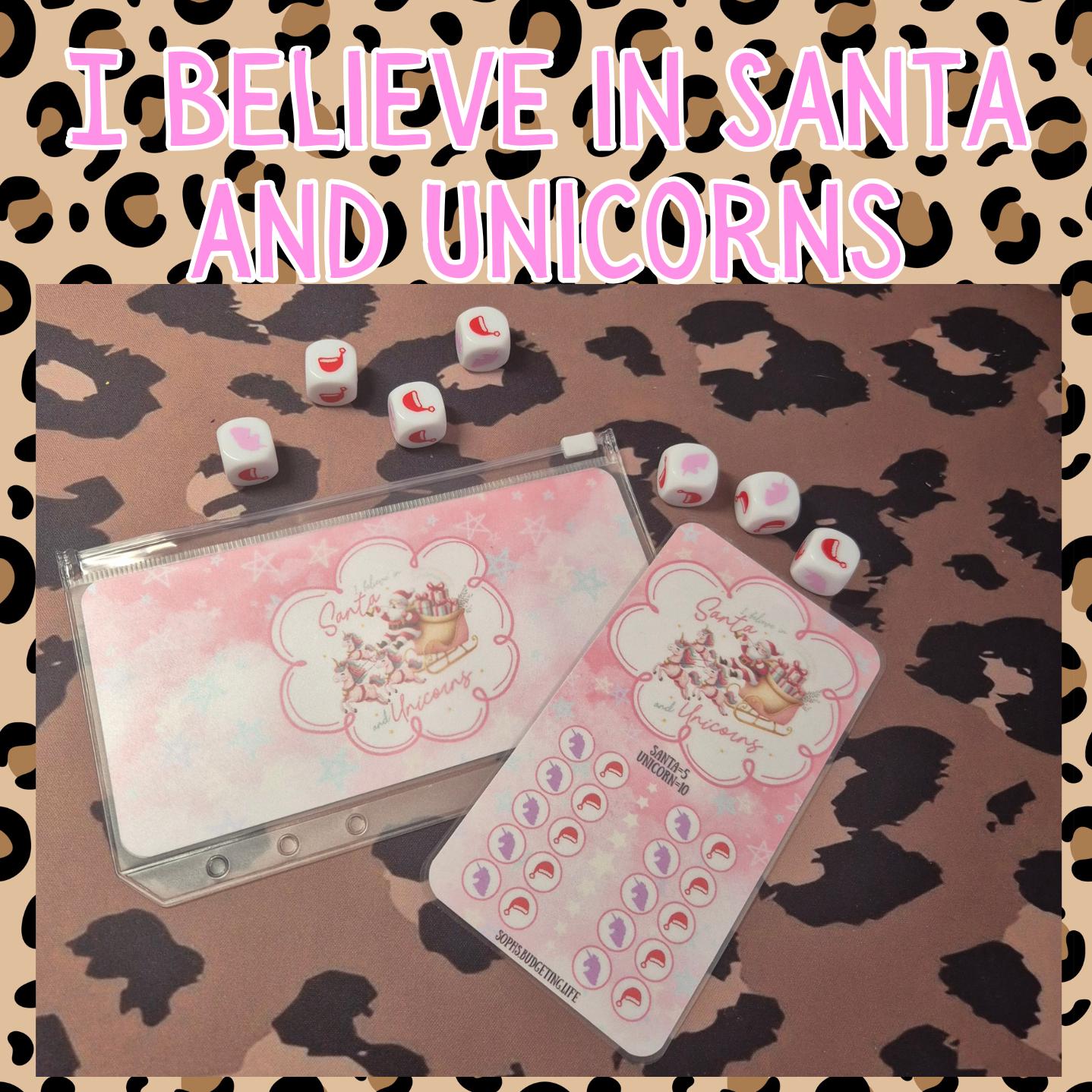 I Believe In Santa And Unicorns  / A6 savings challenge