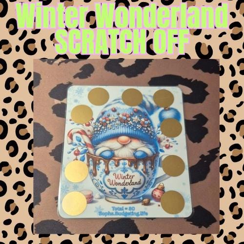 Winter Wonderland Scratch Off Challenge