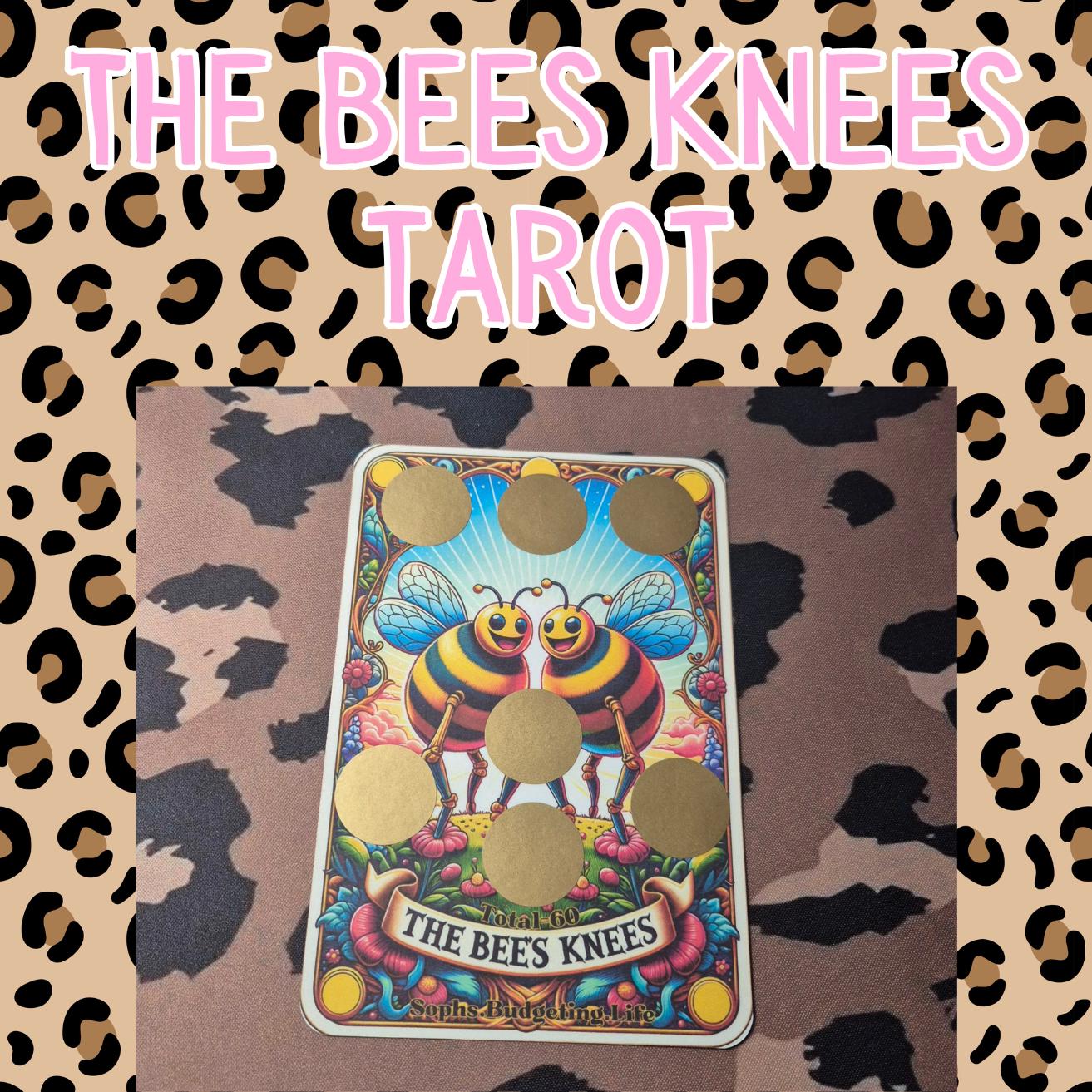 The Bees Knees Tarot Scratch Off Savings Challenge