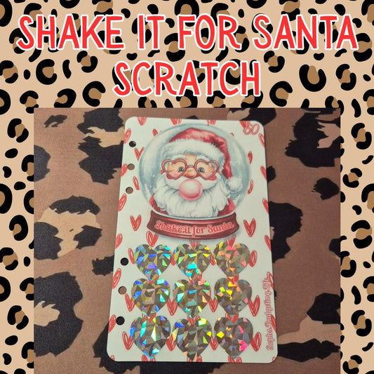 Shake It For Santa Scratch Off