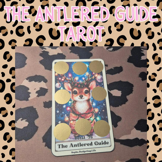 The Antlered Guide Tarot Scratch Off Savings Challenge