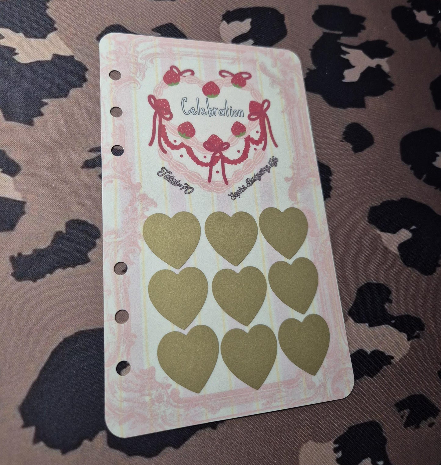 Heart Cake A6 Scratch Offs