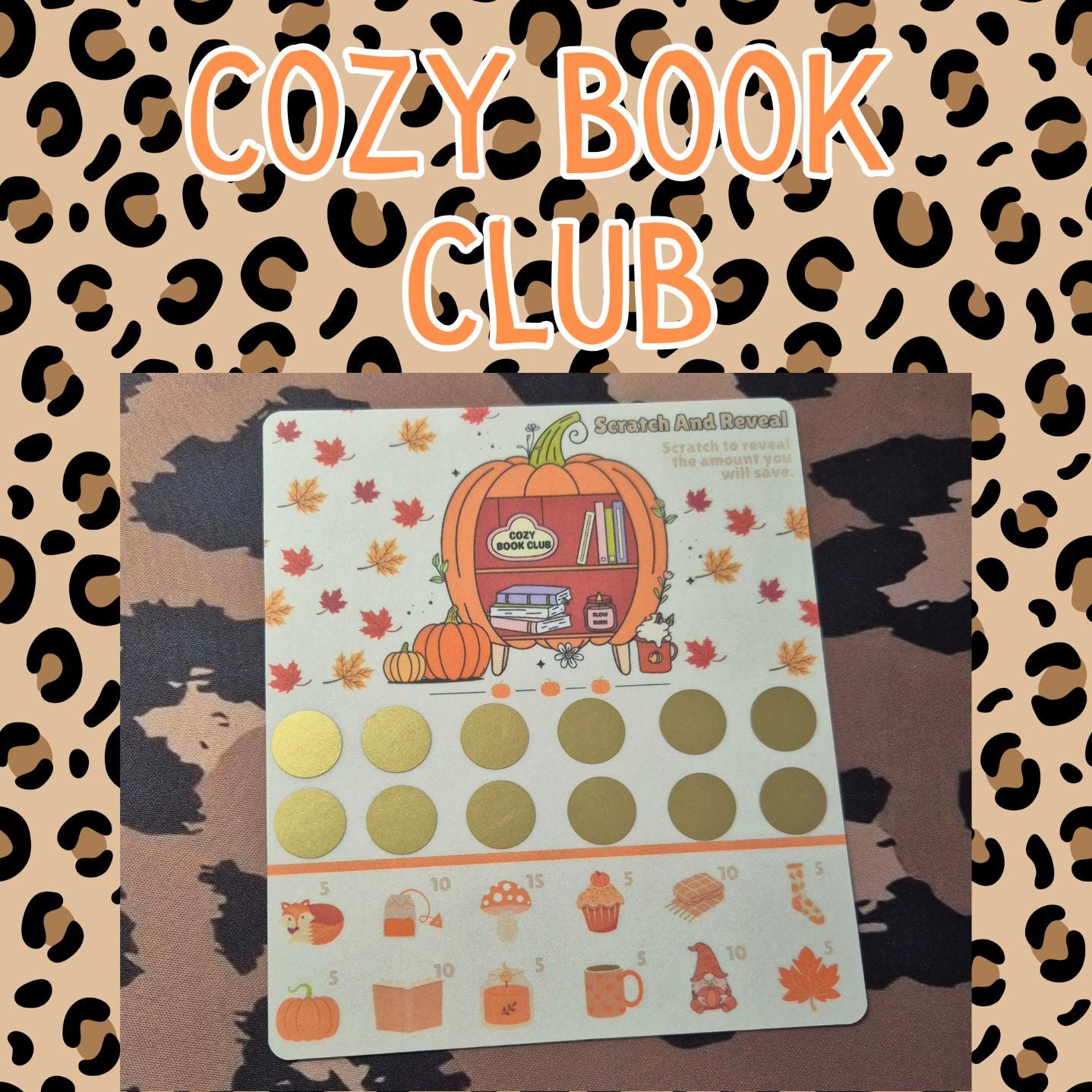 Cozy Book Club Scratch Off Challenge