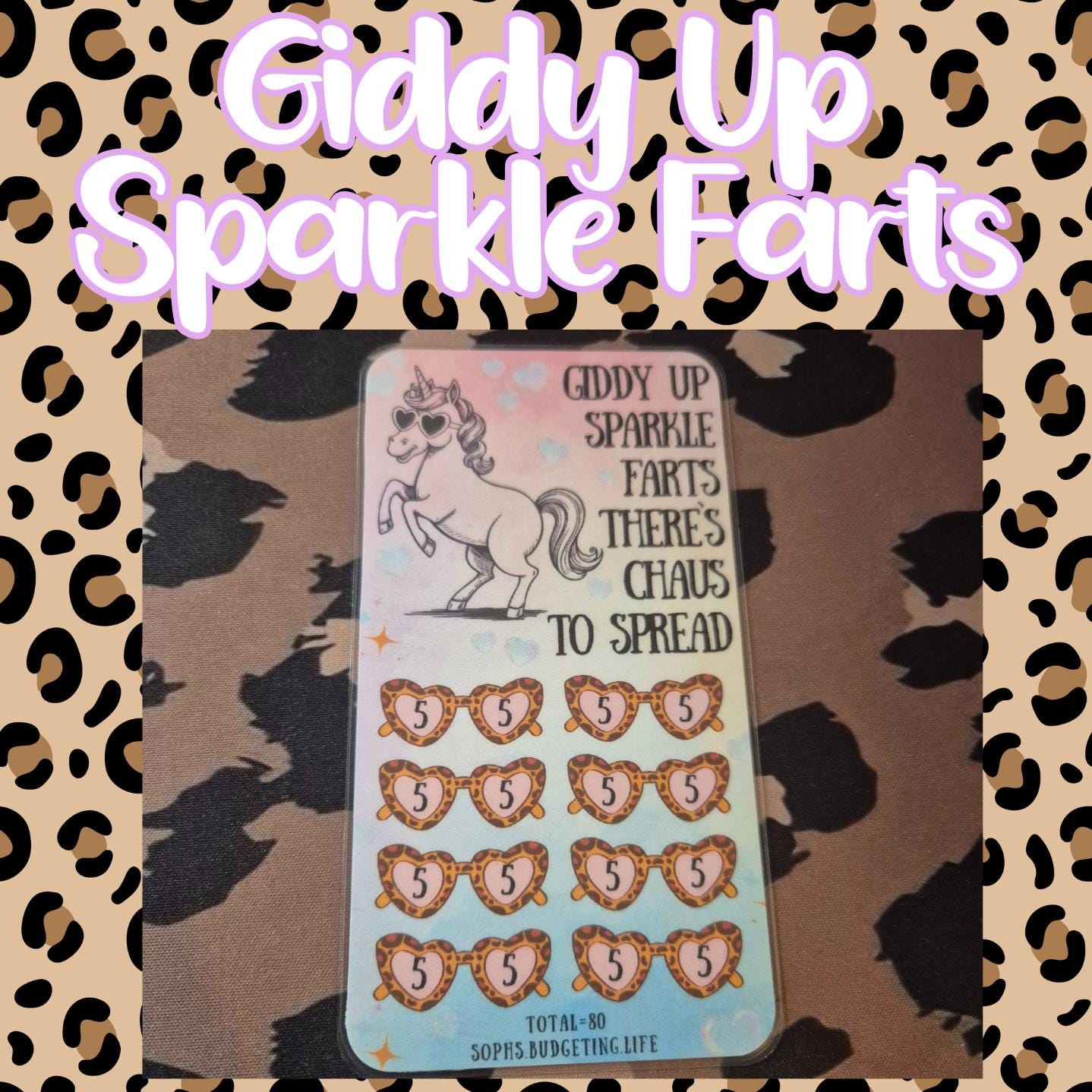 Giddy Up Sparkle Farts A6