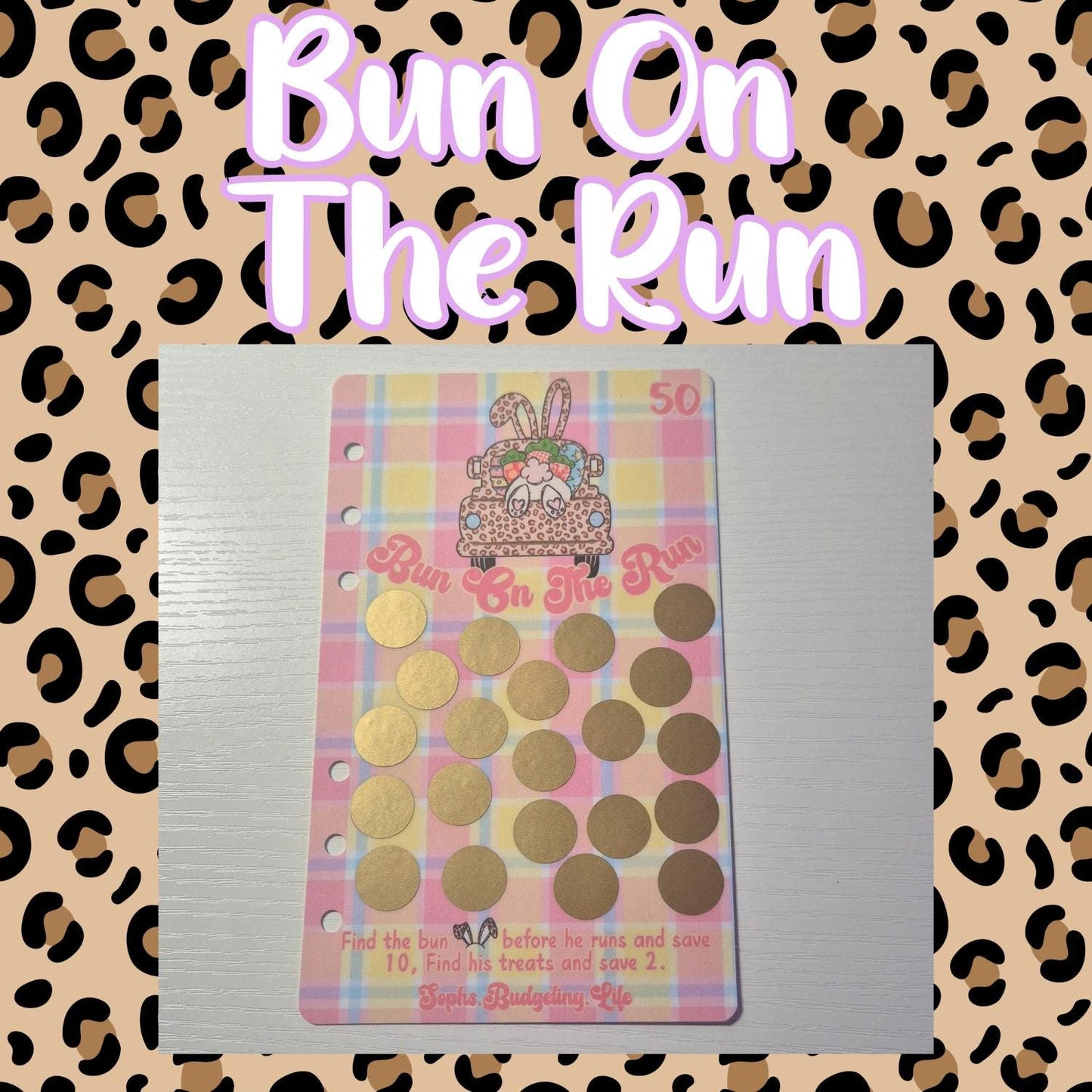 Bun On The Run A6 Scratch Off