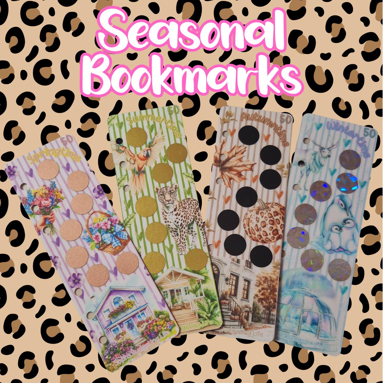 Seasonal Bookmark Scratch Offs