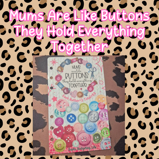 Mums Are Like Buttons, They Hold Everything Together