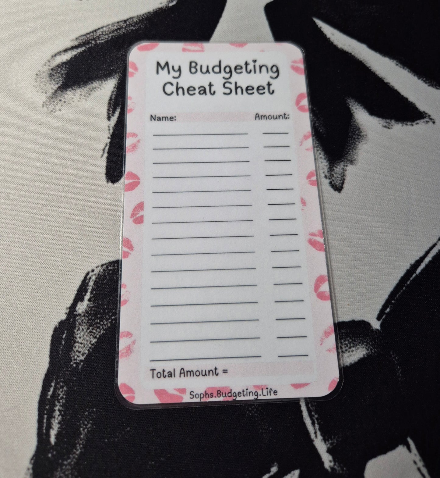 Cheat sheet A6