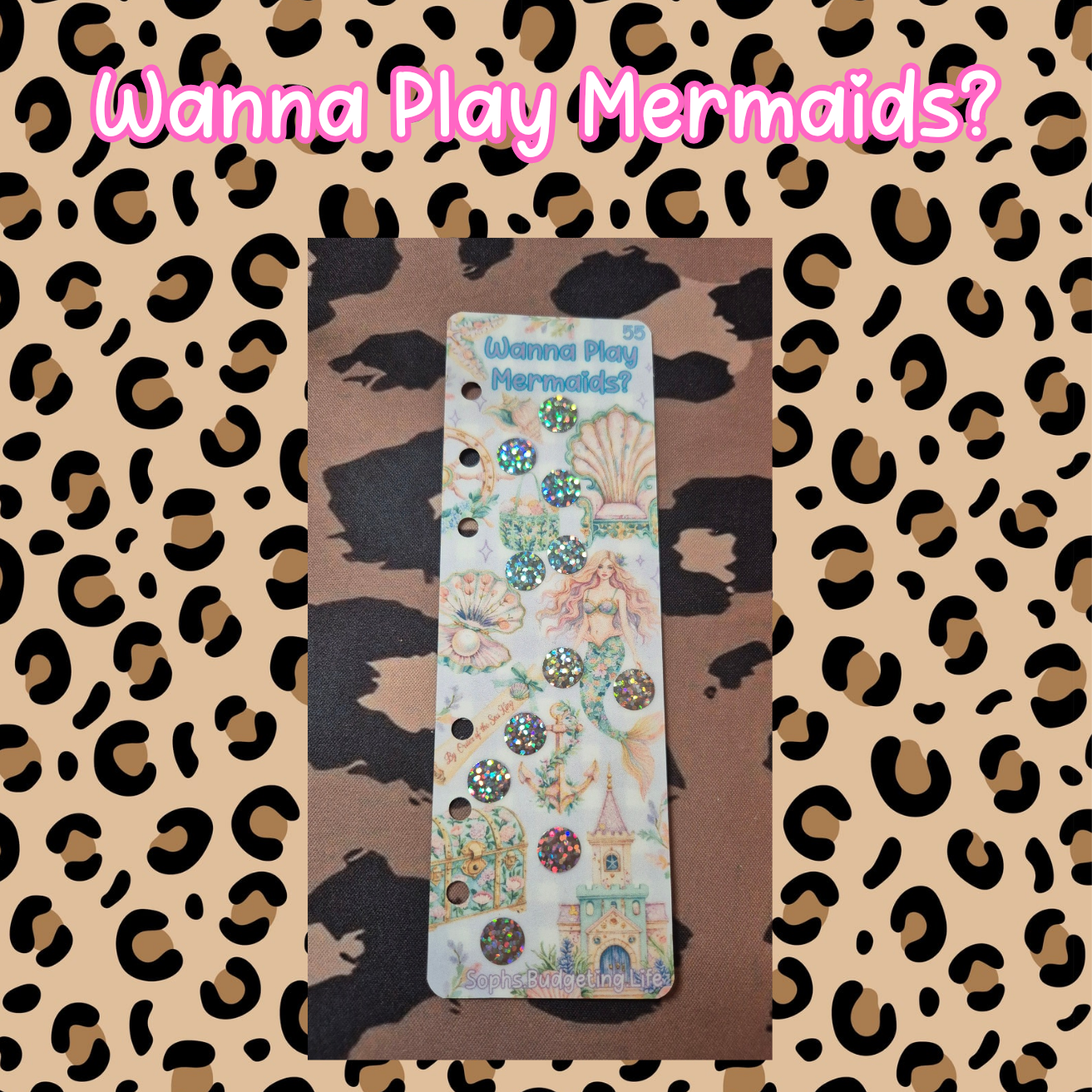 Wanna Play Mermaids Bookmark Scratch