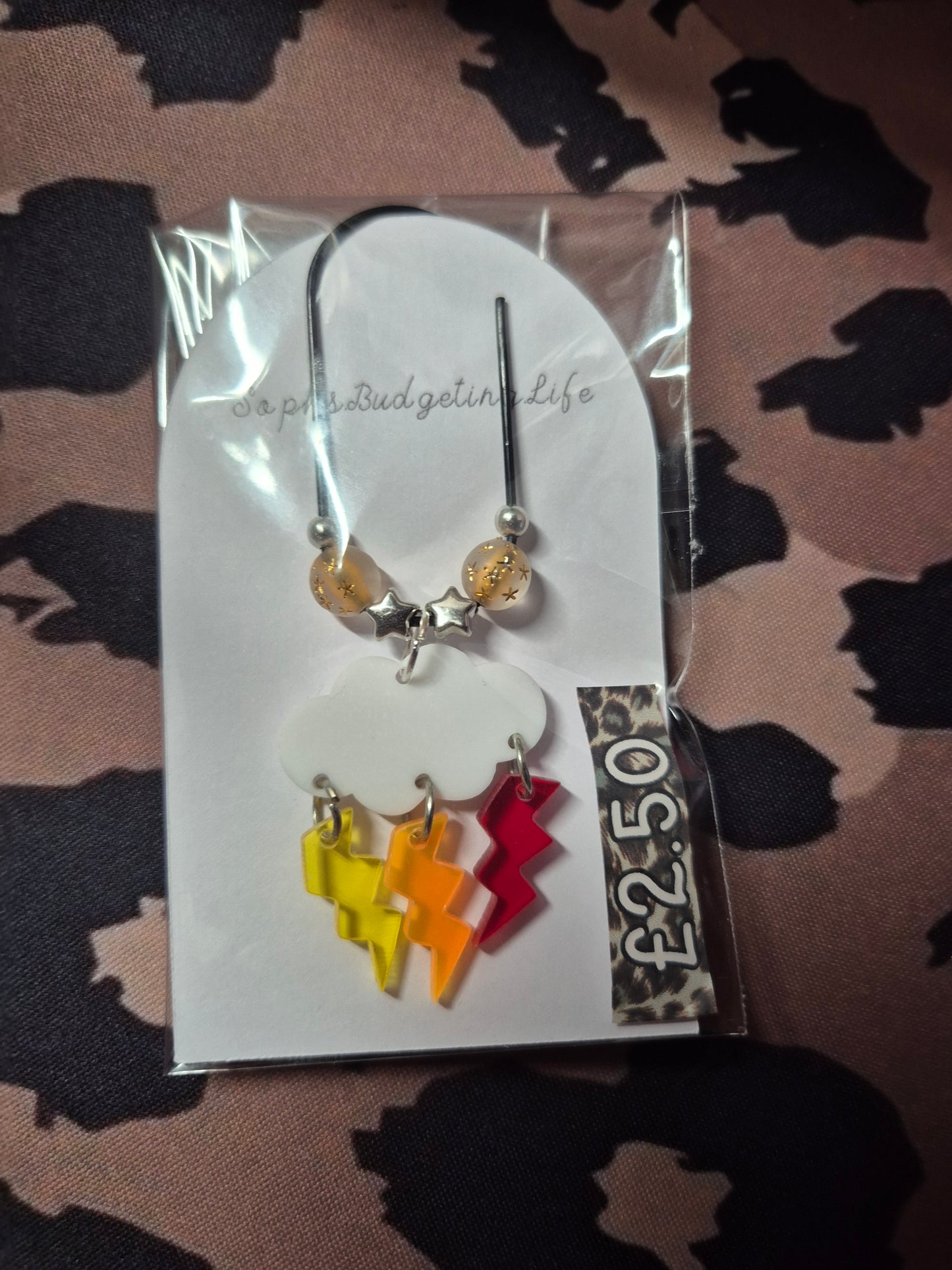 Decorative Binder Cloud Paperclip