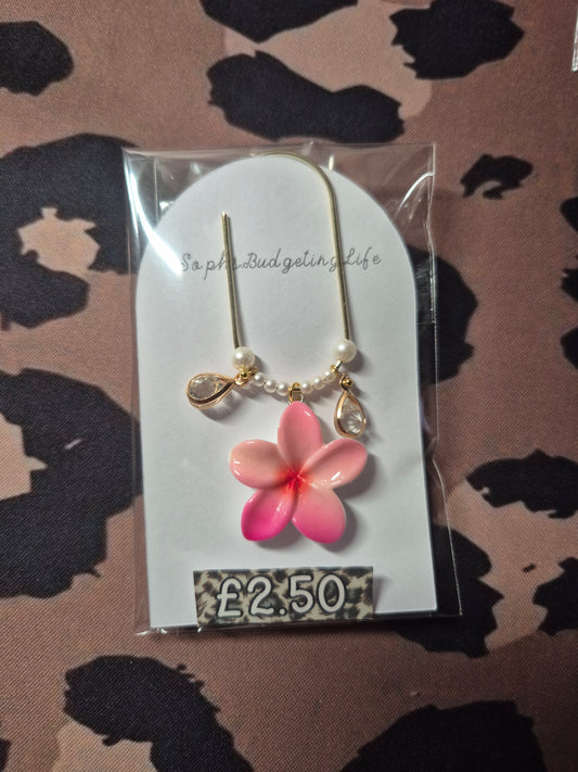 Decorative Binder Flower Paperclip