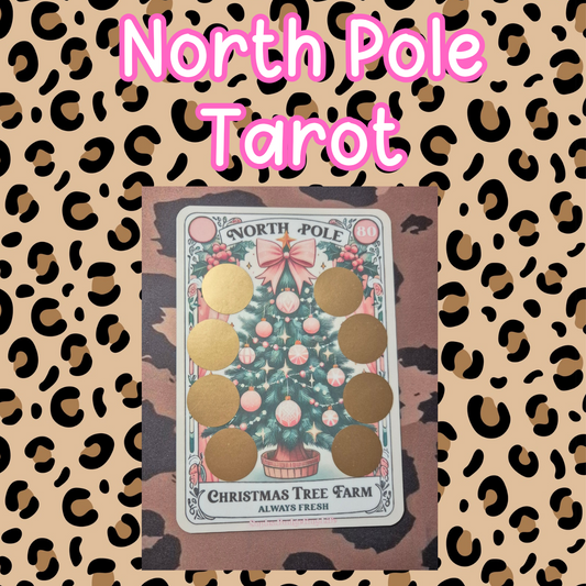 North Pole Tarot Scratch Off Savings Challenge